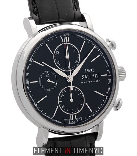 iwc 75320|IWC Portofino Chronograph Black • IW3910.